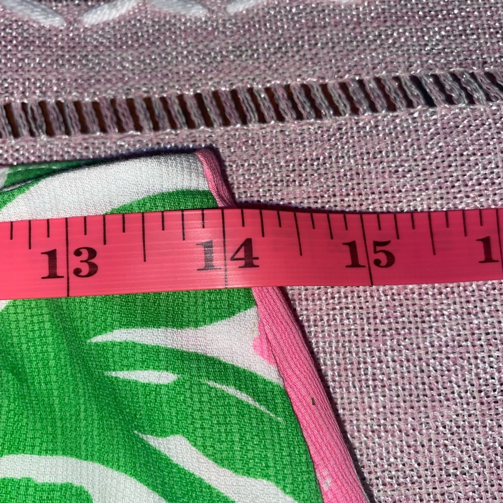 Lilly Pulitzer Pink and Green Mini Skirt - Picture 13 of 13